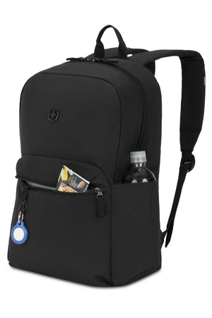 SWISSGEAR 1055 Backpack - Black - roomy outer pockets allow for quick and easy access to your most used items