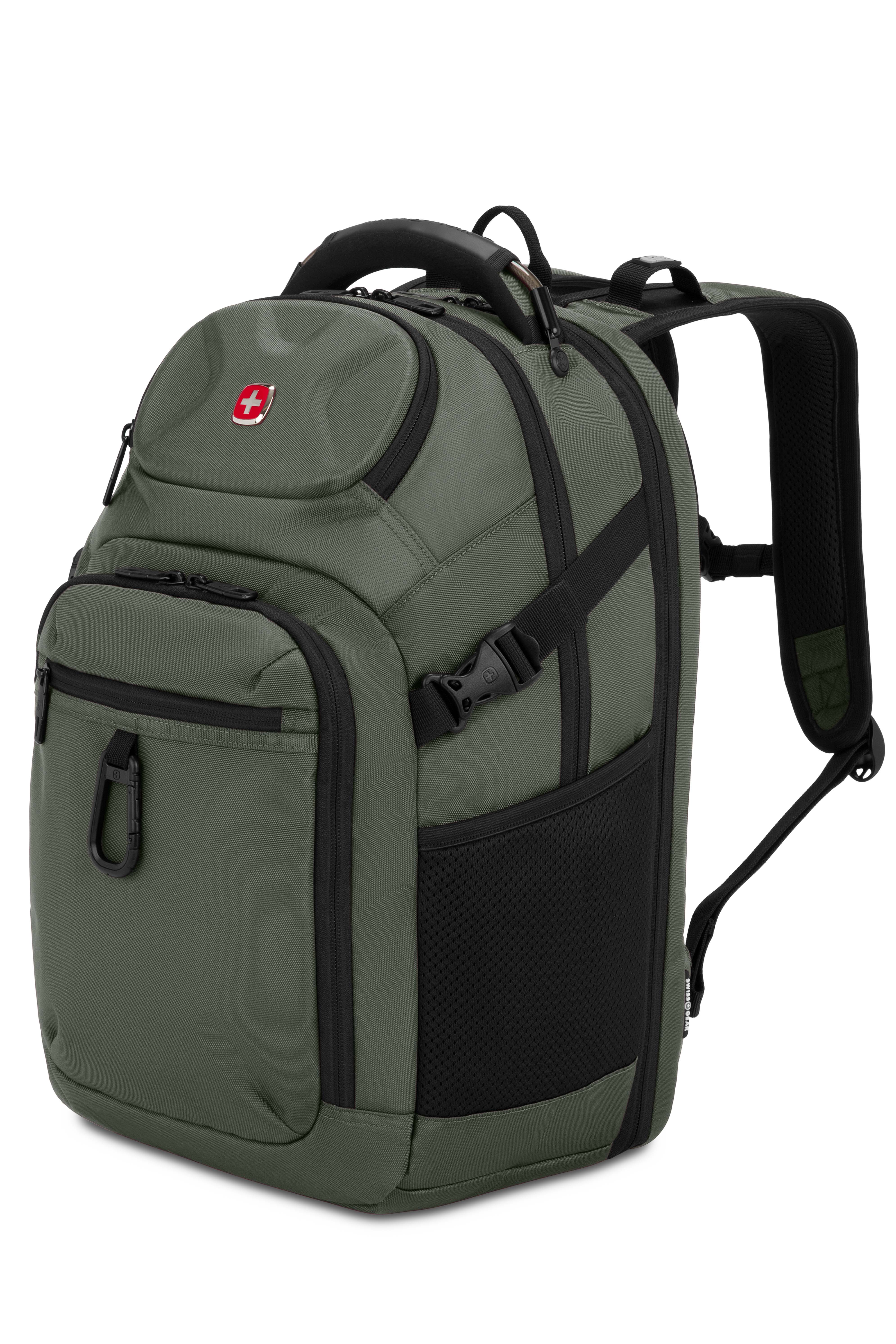 SWISSGEAR Stride ScanSmart Laptop Backpack in Forest Green