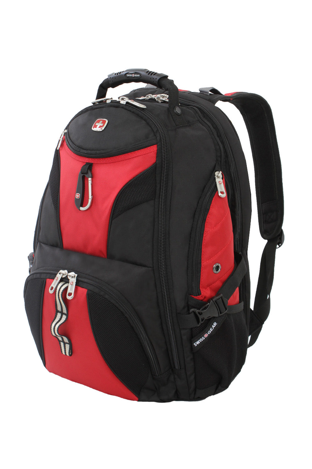 SWISSGEAR 1900 ScanSmart Laptop Backpack Black/Red