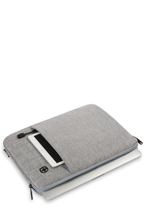 SWISSGEAR 2689 16 Padded Laptop Sleeve Front, padded and zippered compartment is ideal to hold accessories or a small tablet