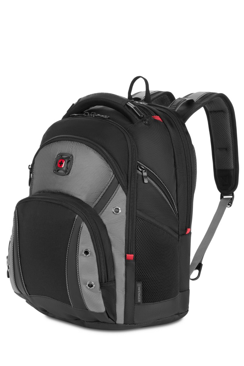 Wenger Synergy Pro Laptop Backpack in Black/Grey