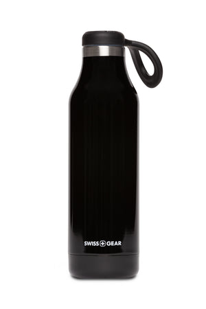 SWISSGEAR 18 oz Stainless Steel Insulated Bottle - Black