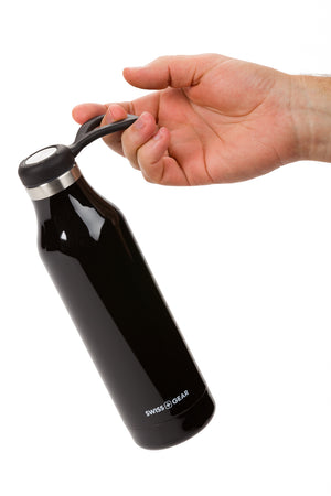 SWISSGEAR 18 oz Stainless Steel Insulated Bottle - Black