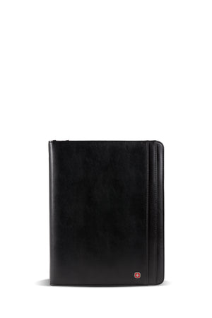 Wenger Venture Zippered Presentation Padfolio - Black