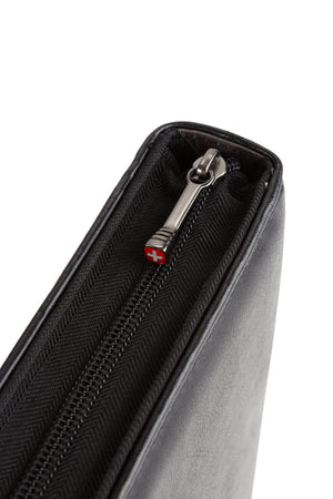 Wenger Venture Zippered Presentation Padfolio - Black