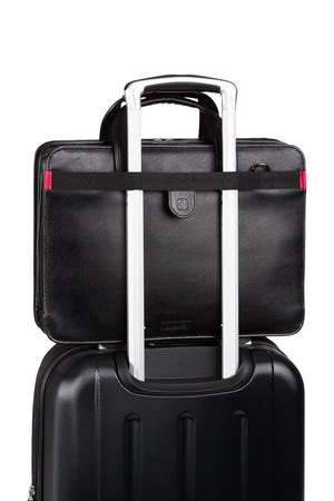 Wenger Proxy Zippered Laptop Presentation Padfolio - Black