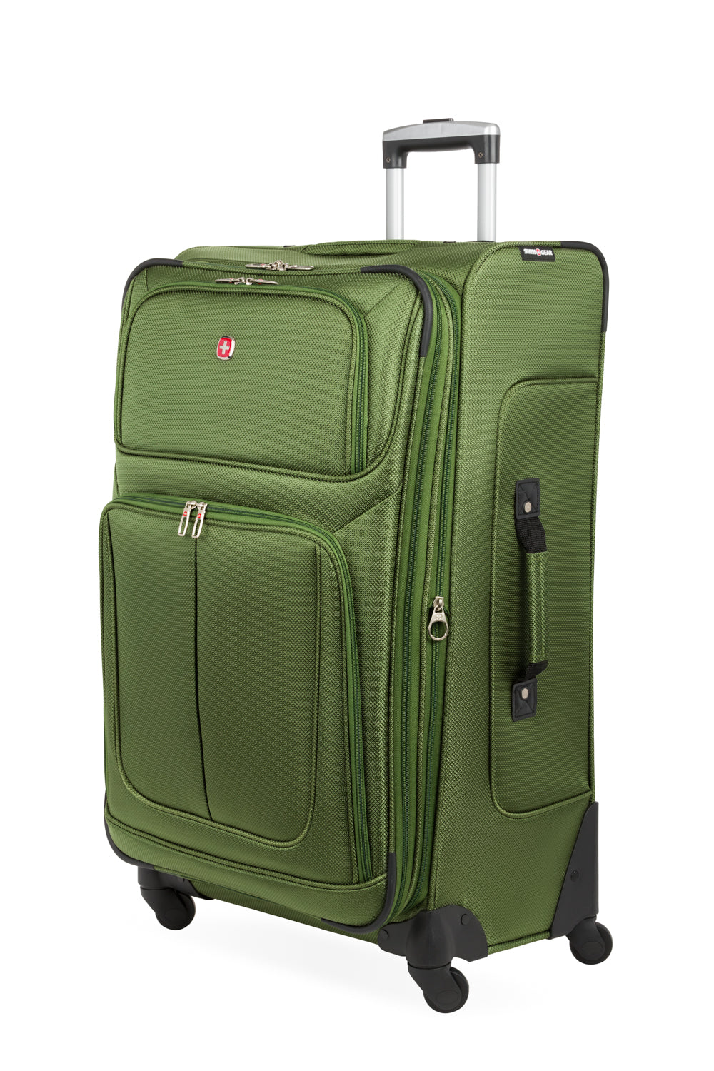 SWISSGEAR Sion Large Checked Spinner in Evergreen