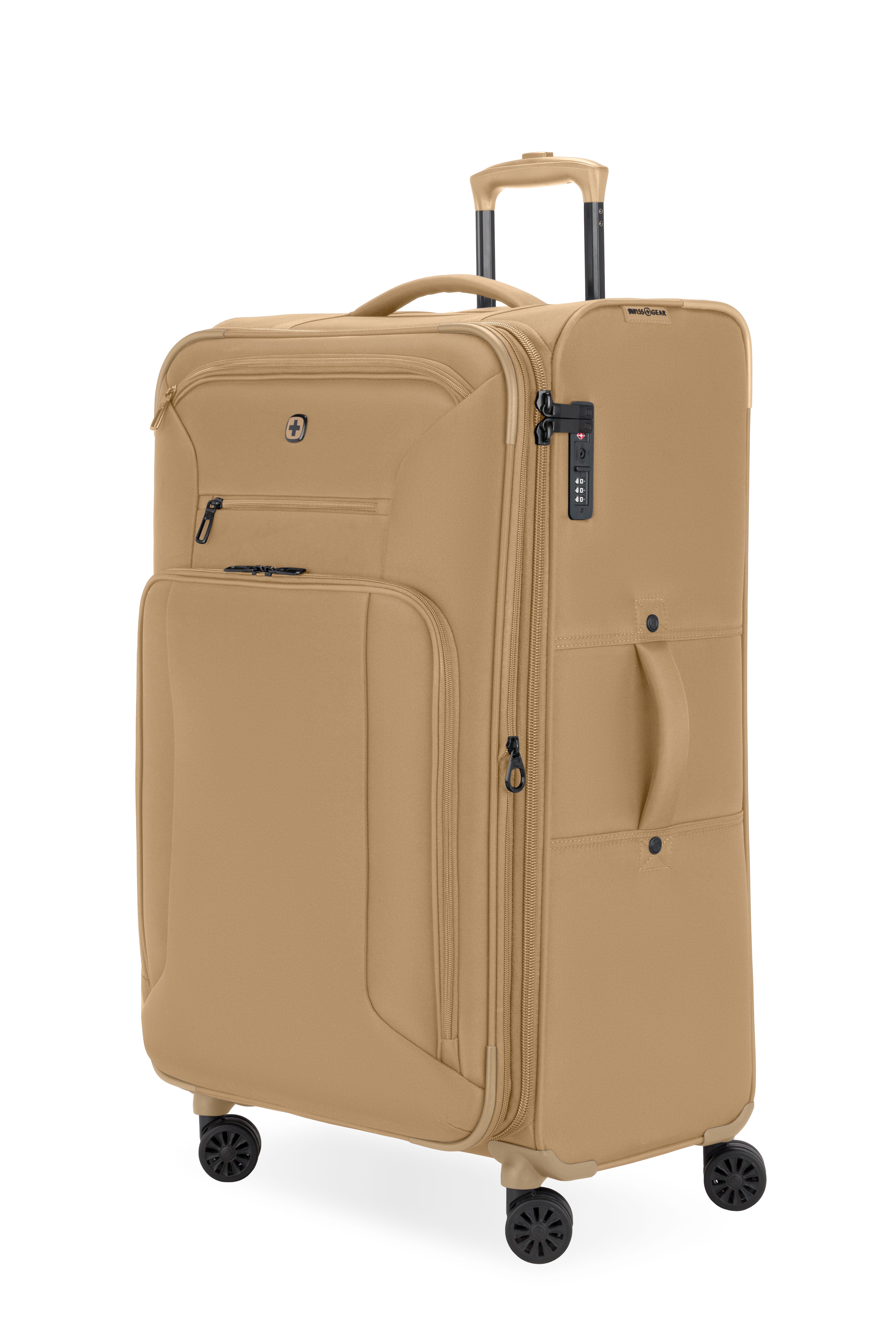 SWISSGEAR Sion Reserve Large Checked Spinner in Caramel