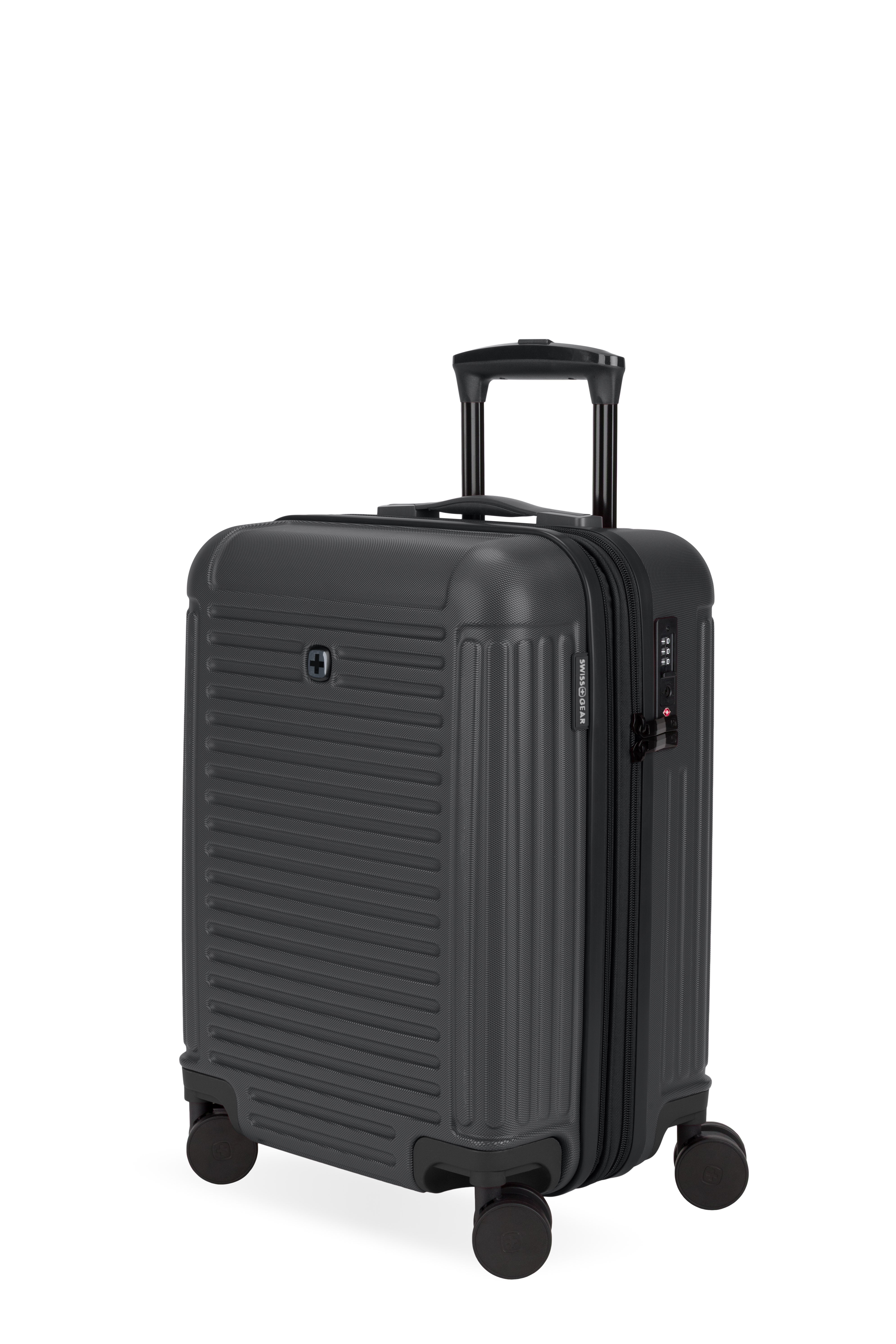SWISSGEAR Summit Reserve Carry On Spinner in Black