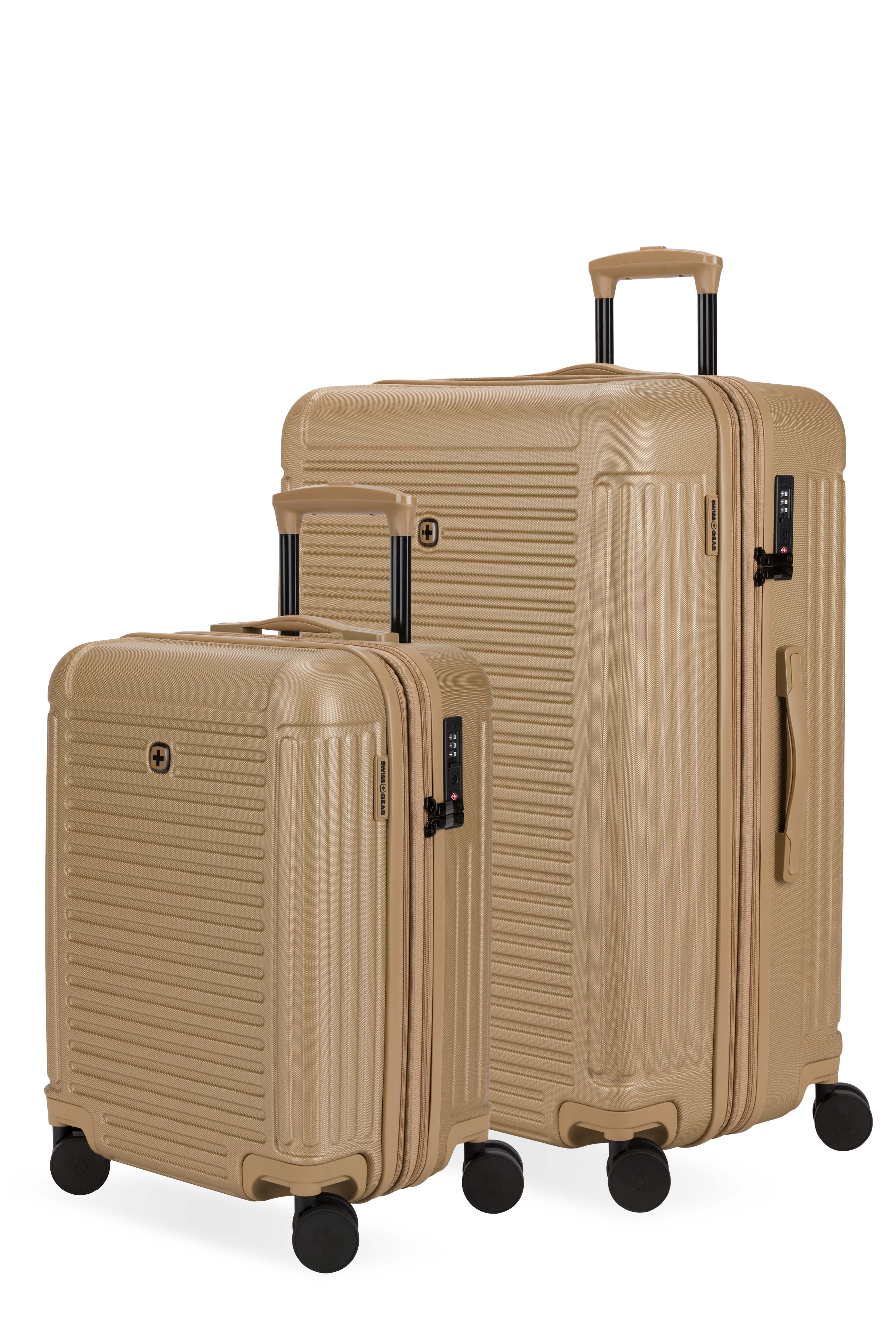 SWISSGEAR Summit Reserve 2-Piece Spinner Set in Caramel