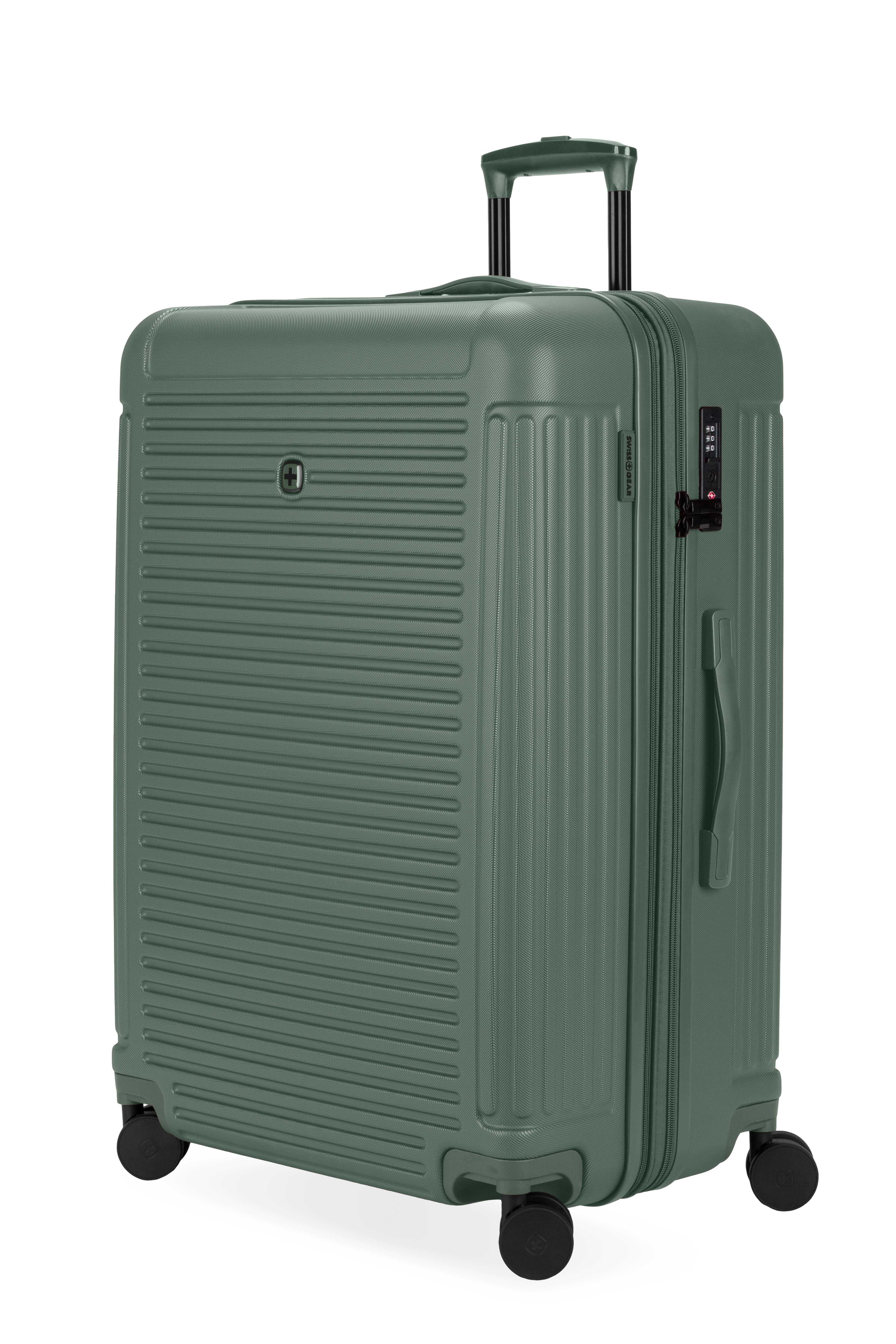 SWISSGEAR Summit Reserve Large Checked Spinner in Evergreen