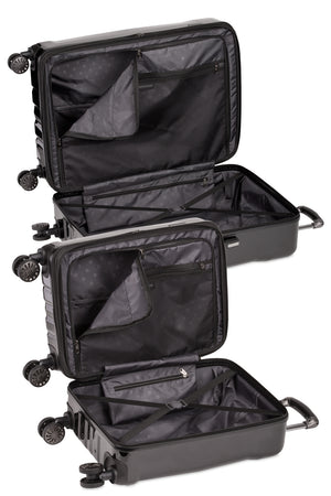 Swissgear 7330 Expandable Hardside Spinner Luggage 2PC Set - With elastic tie-down clothing straps