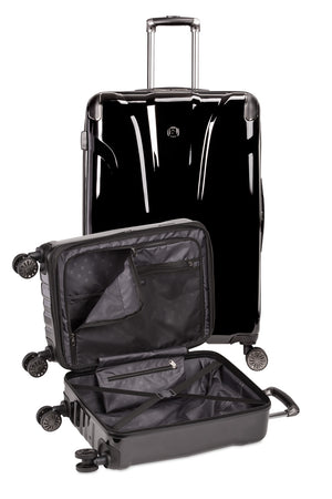 Swissgear 7330 Expandable Hardside Spinner Luggage 2PC Set - Open View