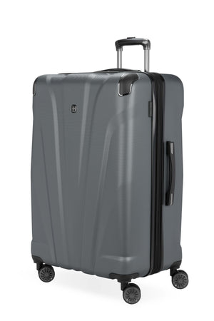 SWISSGEAR Cascade Large Checked Spinner in Dark Grey