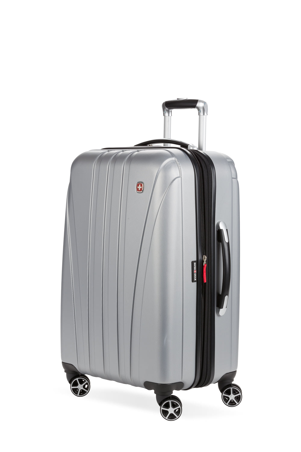 SWISSGEAR 7585 Medium Checked Spinner in Silver