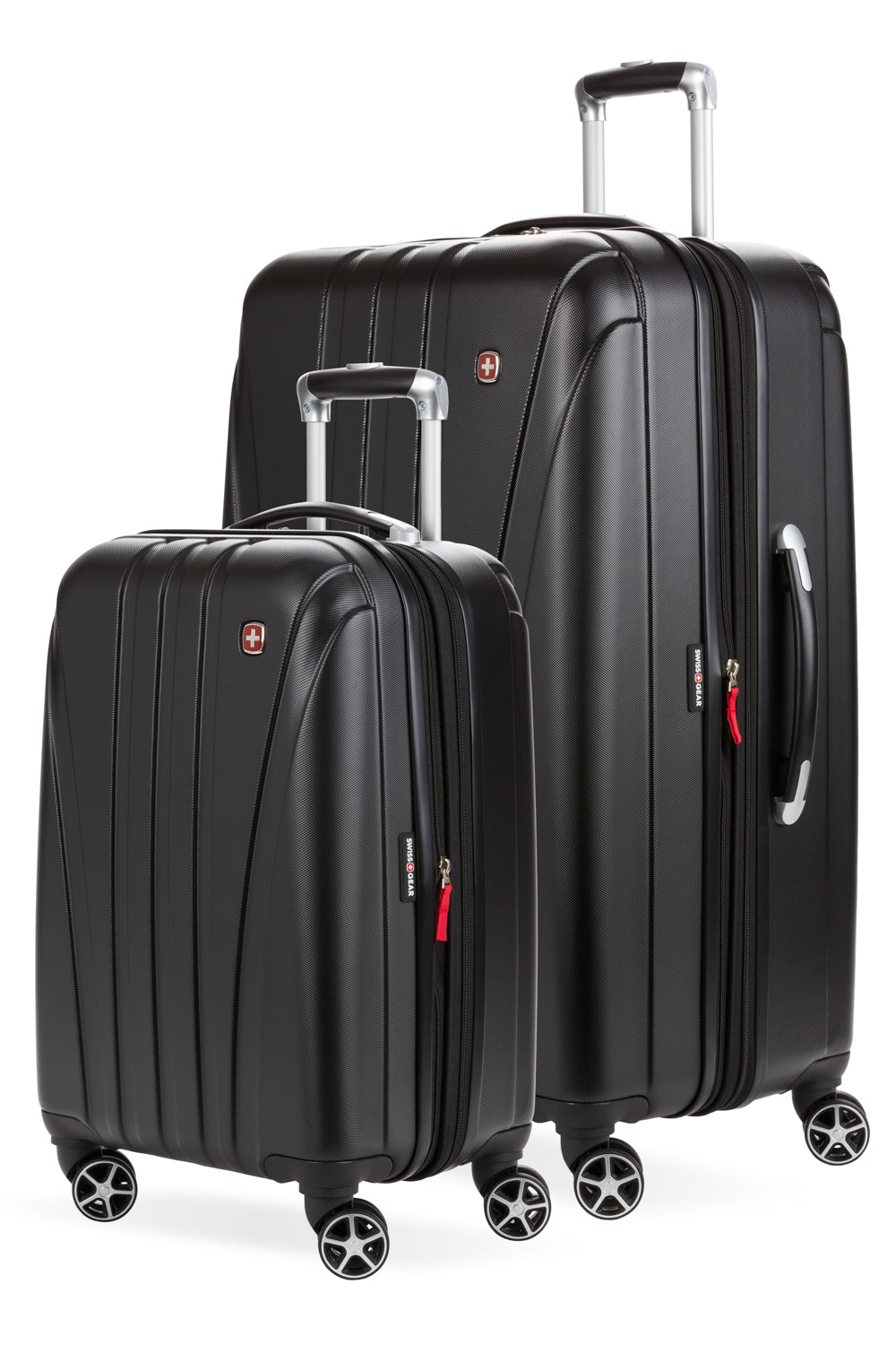 SM10 52.56 2本set SWISSGEAR 7585 2-Piece Spinner Set in Black