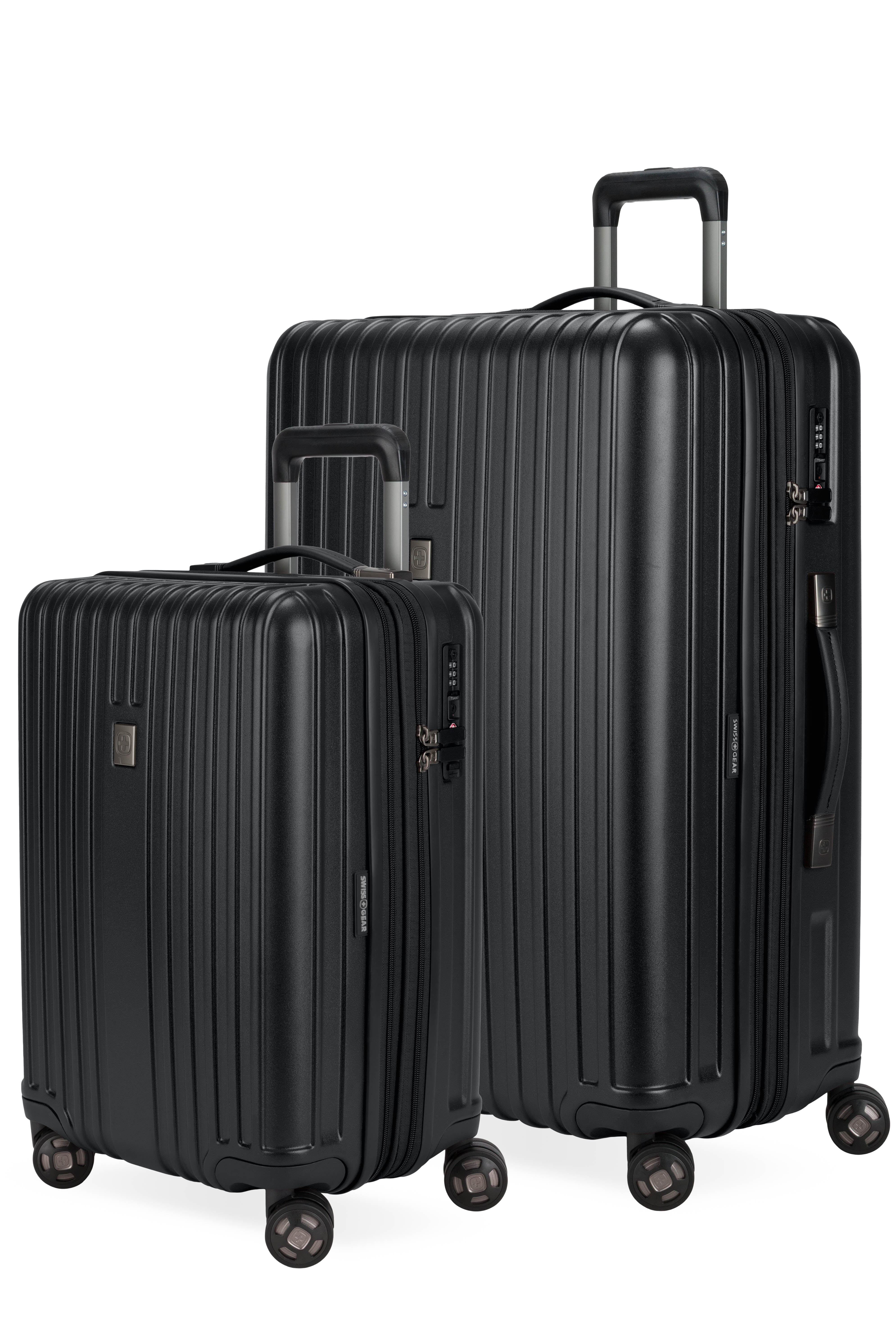 ロページ② SWISSGEAR Ridge 2-Piece Spinner Set in Limited Edition Black