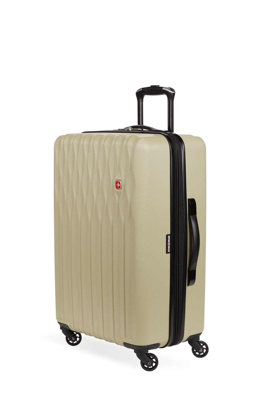 SWISSGEAR Wave Medium Checked Spinner in Light Sand