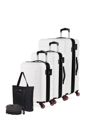 SWISSGEAR Modern Traveler Bundle in White/Black/Grey