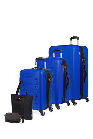 SWISSGEAR Modern Traveler Bundle in Cobalt Blue/Black/Grey