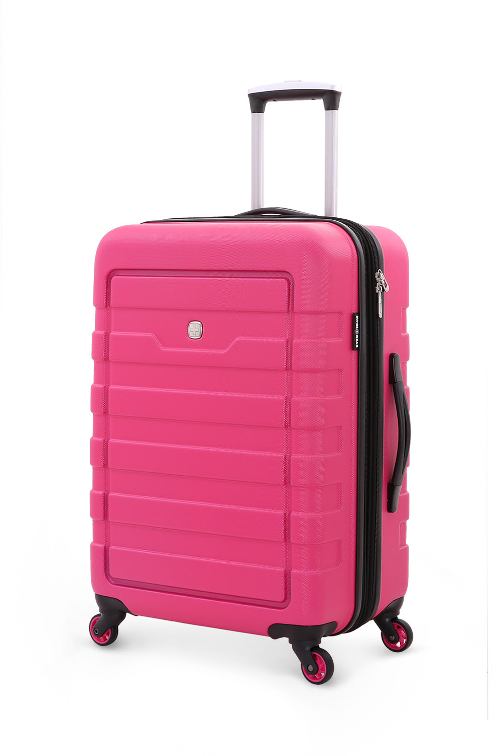 Bristol ピンク　Mサイズ SWISSGEAR 6581 Medium Checked Spinner in Fuchsia