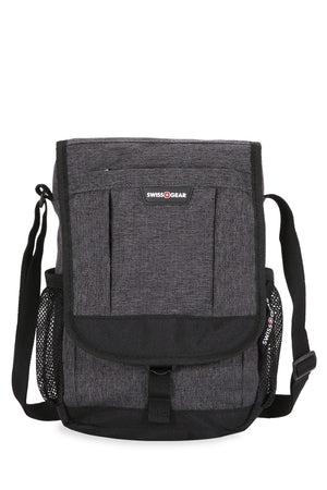 Swissgear  2365 Vertical Travel Bag front zippered pouch and the side mesh pockets