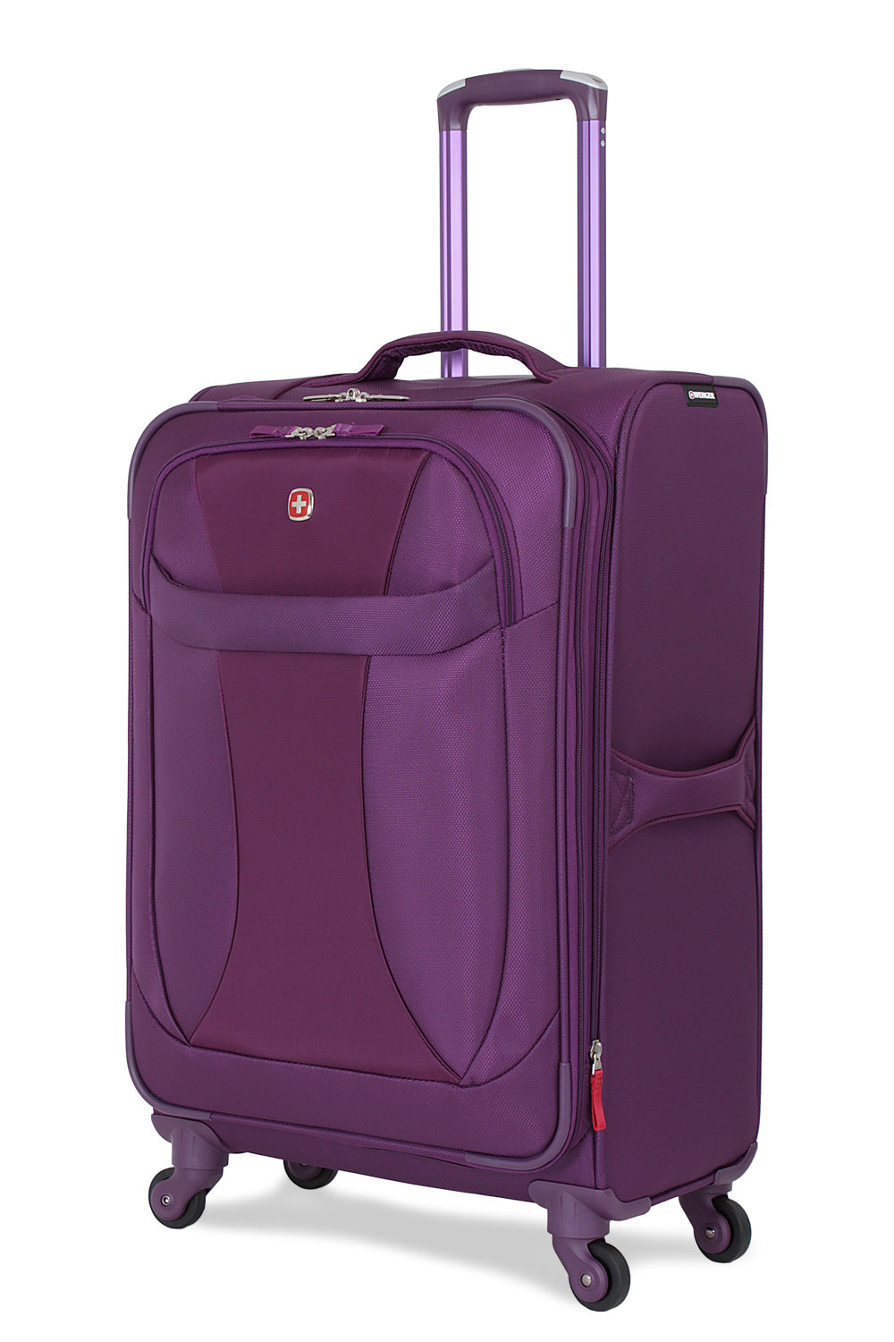 SWISSGEAR 7208 Medium Checked Spinner in Purple