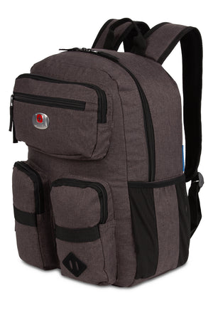SWISSALPS 501 School Backpack - Heather Gray/Black