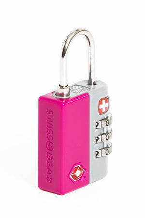 Swissgear Deluxe TSA Combination Lock - Pink