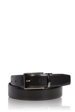 Swissgear Reversible Dressy Leather Belt - Large - Black Brown