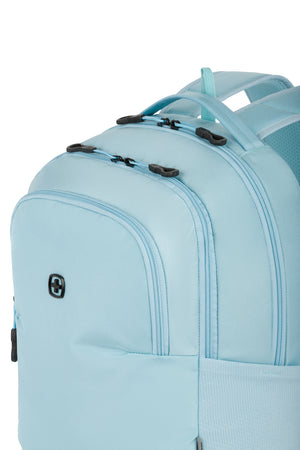 Swissgear Orientation 16 inch Laptop Backpack - Light Blue Wide, lightly padded grab handle