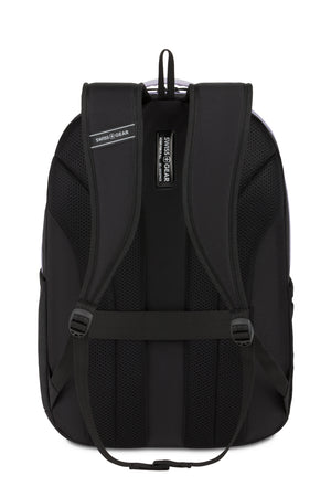 Swissgear Versa 16 inch Laptop Backpack - Lavender Gray Padded, Airflow back panel with mesh fabric for superior back ventilation and suppor