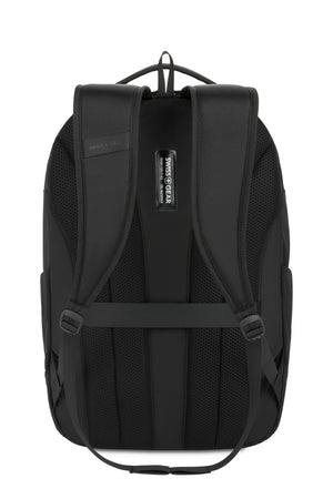 Swissgear Shield 16 inch Laptop Backpack - Black Padded, Airflow back panel with mesh fabric for superior back ventilation and support
