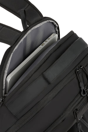 Swissgear Shield 16 inch Laptop Backpack - Black Dedicated, generously padded laptop compartment designed to fit most portable computers up to 16