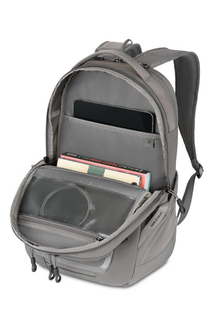 Swissgear Shield 16 inch Laptop Backpack - Dark Gray Large padded tablet pocket to keep electronics protected