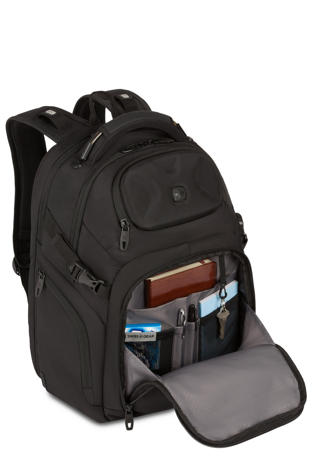 SWISSGEAR Endure Laptop Backpack - Black/Black - 05