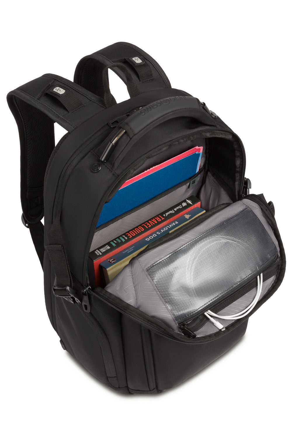 SWISSGEAR Endure Laptop Backpack - Black/Black - 06