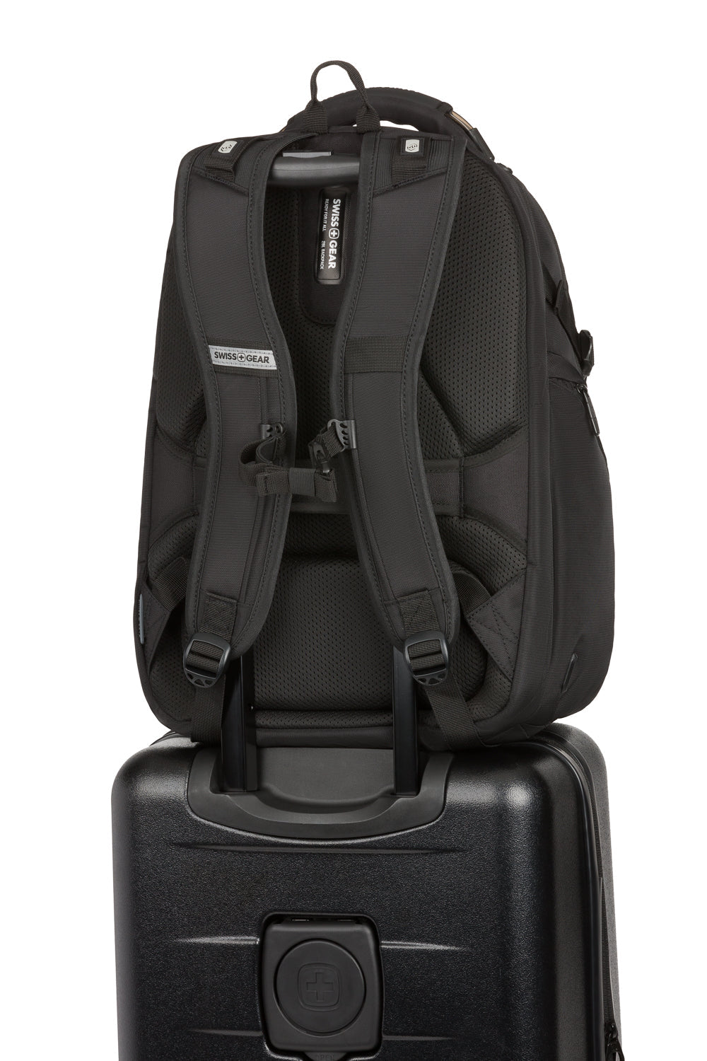 SWISSGEAR Endure Laptop Backpack - Black/Black - 08