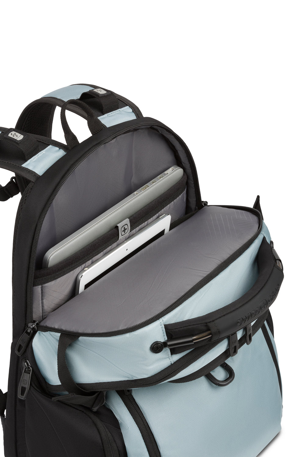 SWISSGEAR Endure Laptop Backpack - Light Blue/Black - 07