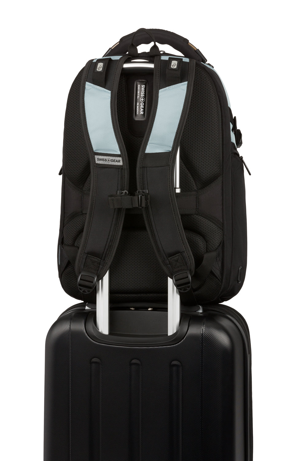 SWISSGEAR Endure Laptop Backpack - Light Blue/Black - 08