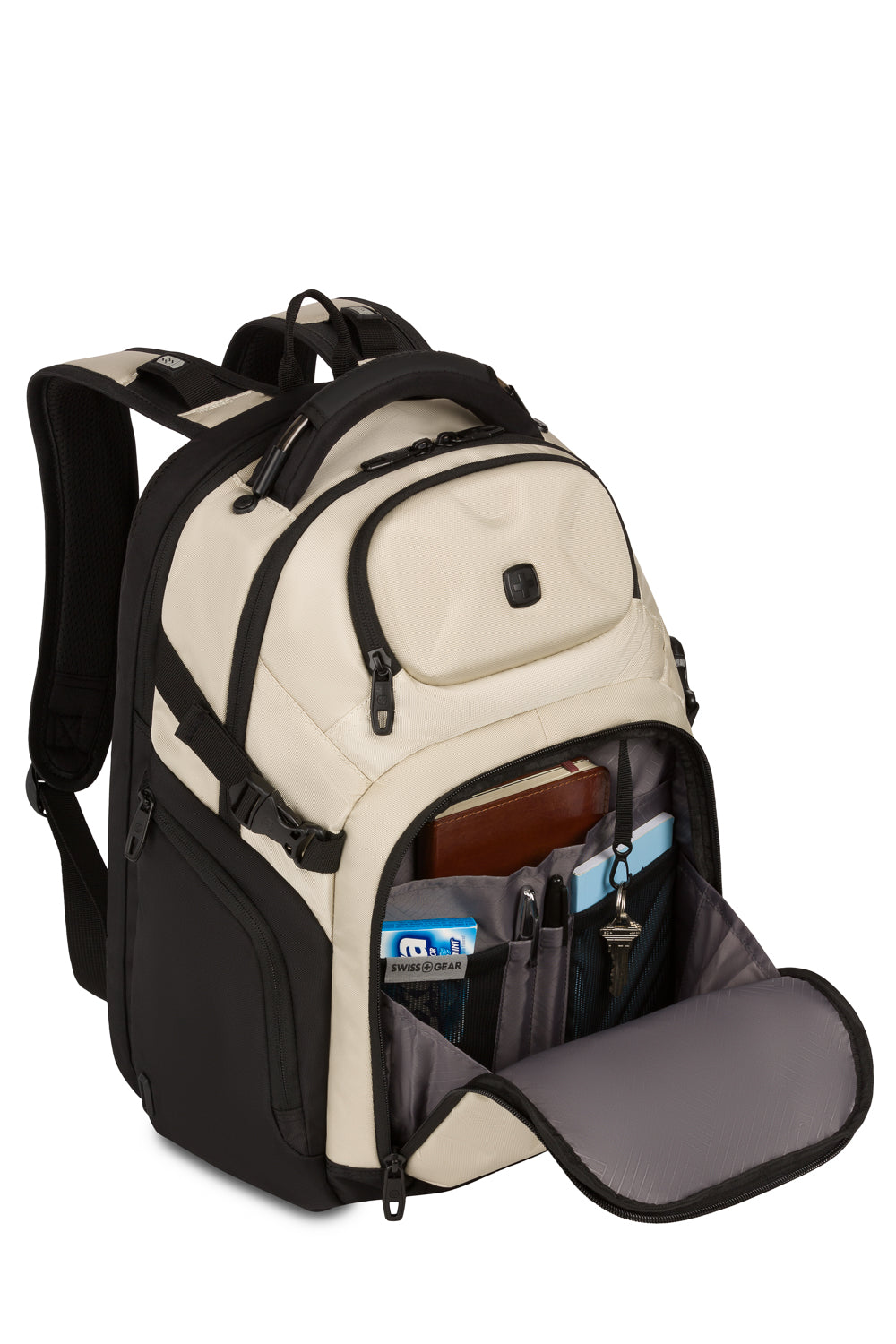 SWISSGEAR Endure Laptop Backpack - Vintage Khaki/Black - 05