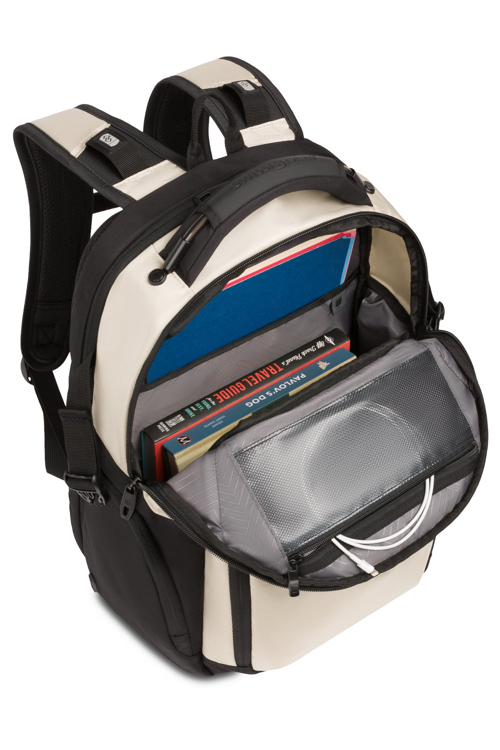 SWISSGEAR Endure Laptop Backpack - Vintage Khaki/Black - 06