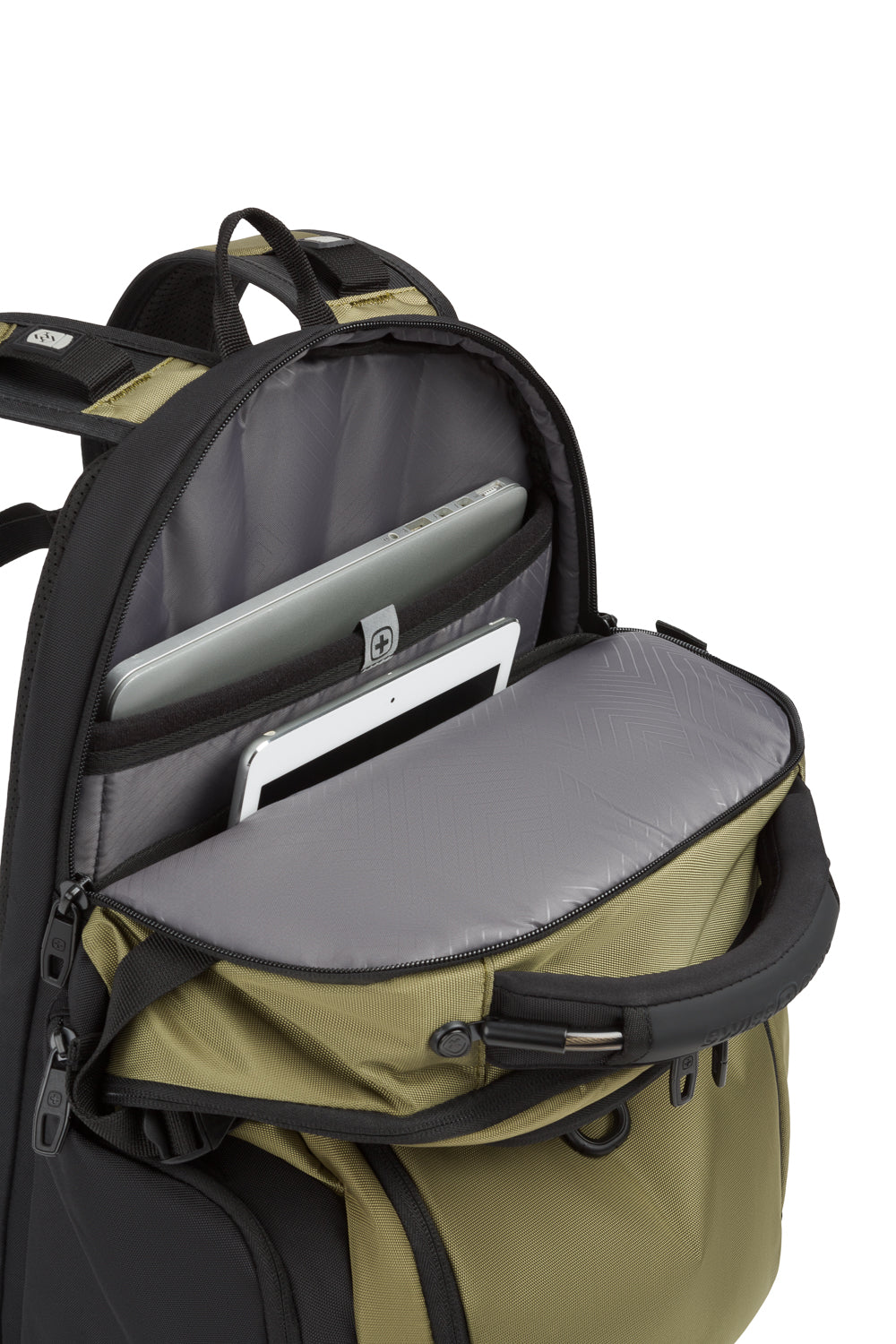 SWISSGEAR Endure Laptop Backpack - Olive Green/Black - 07