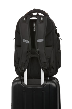 Swissgear 1028 USB ScanSmart Laptop Backpack - Add-a-bag trolley strap to slip over carry ons