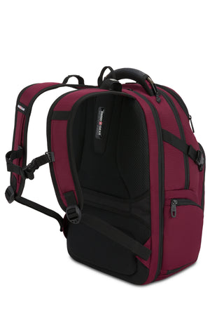 SWISSGEAR Stride ScanSmart Laptop Backpack in Burgundy Red