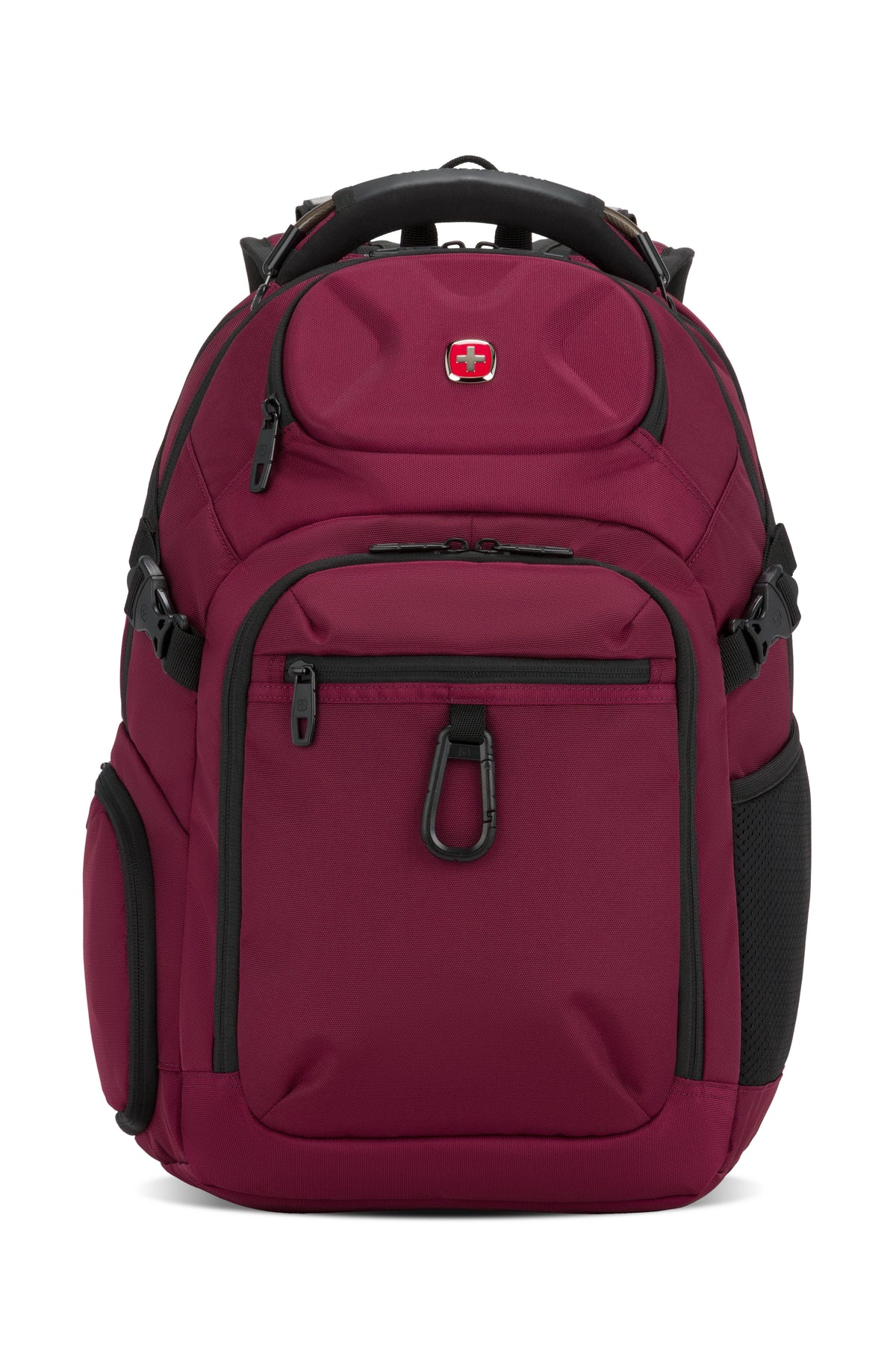 SWISSGEAR Stride ScanSmart Laptop Backpack - Burgundy Red - 04