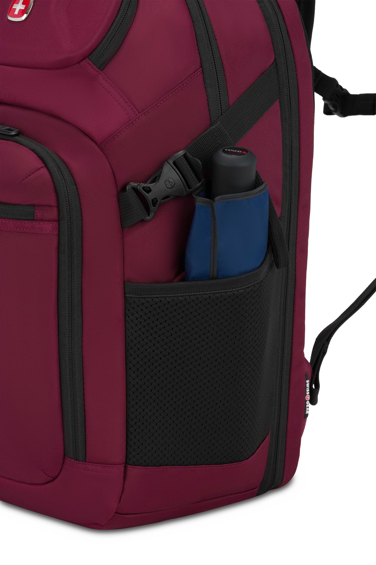 SWISSGEAR Stride ScanSmart Laptop Backpack - Burgundy Red - 10