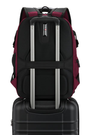SWISSGEAR Stride ScanSmart Laptop Backpack in Burgundy Red