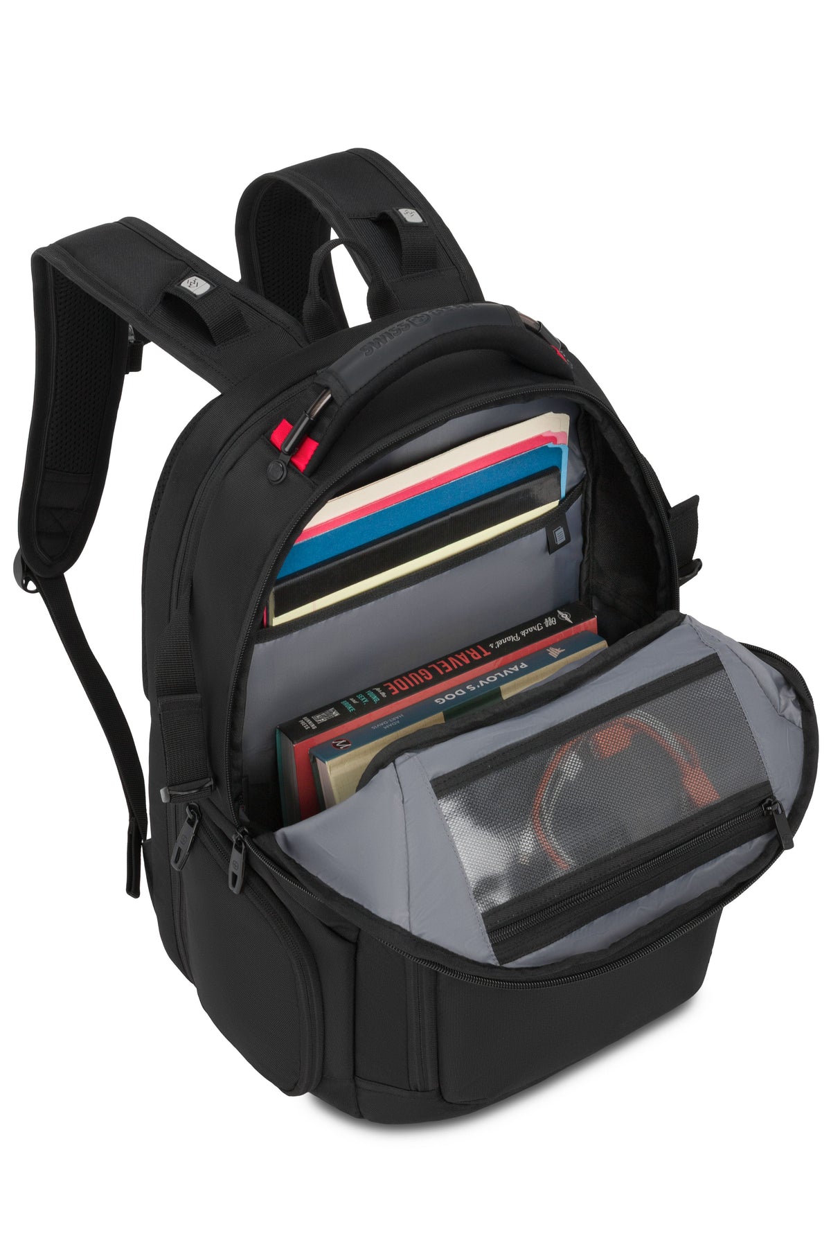 SWISSGEAR Stride ScanSmart Laptop Backpack - Black - 06