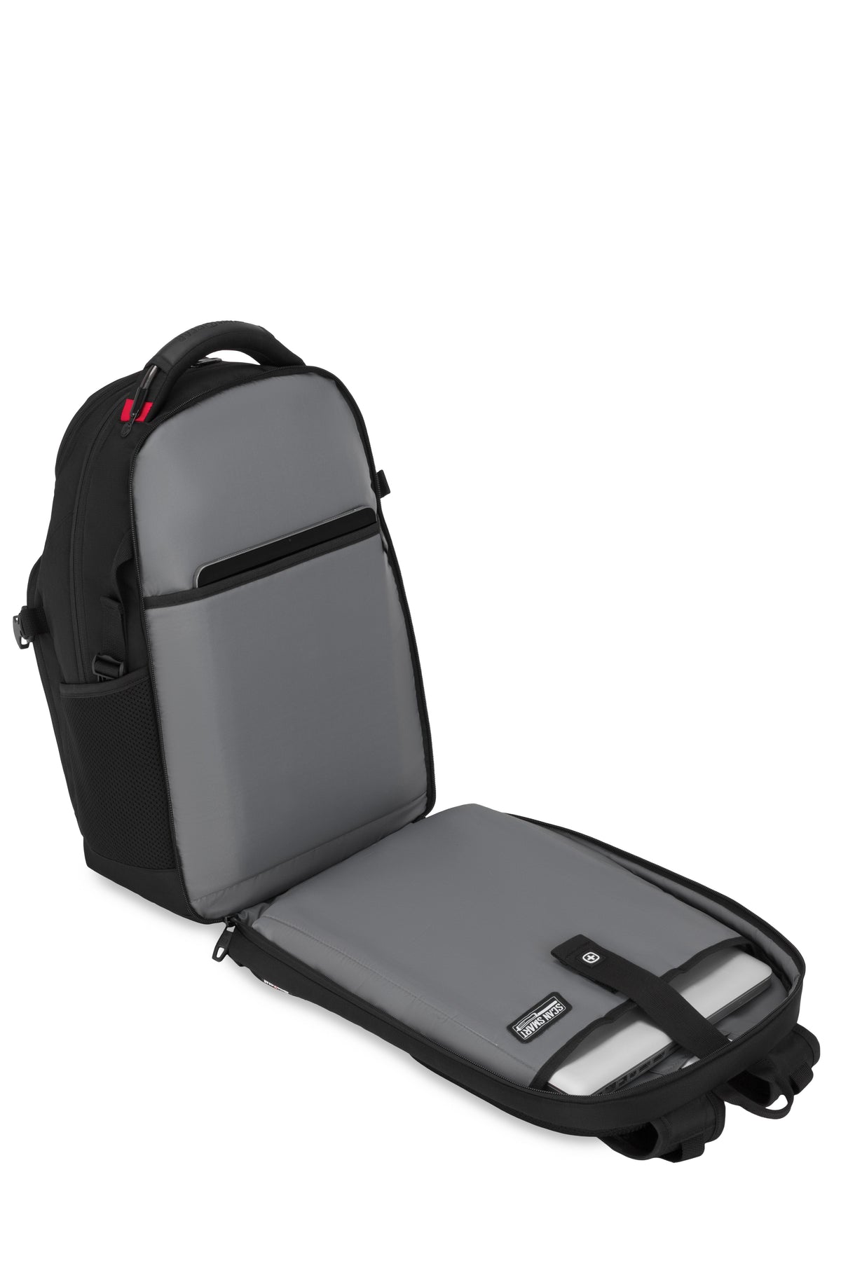 SWISSGEAR Stride ScanSmart Laptop Backpack - Black - 08